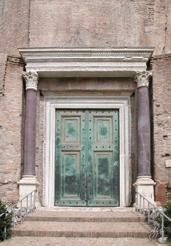 Doorway-4058.jpg - Temple of Romulus - Roman forum