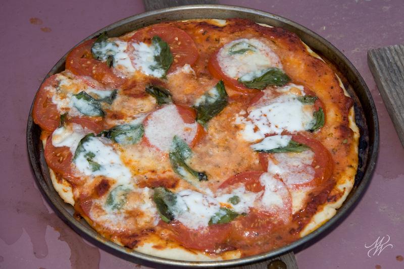 Pizza-2790.jpg - Margherita! from a back-yard wood-fired clay oven